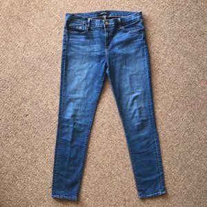 JBrand Mid-Rise Ankle-length stretch jeans